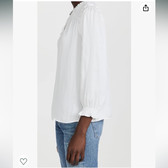 PAIGE Women's Kaylynn Top SIZE XXS NWOT - Picture 5 of 7